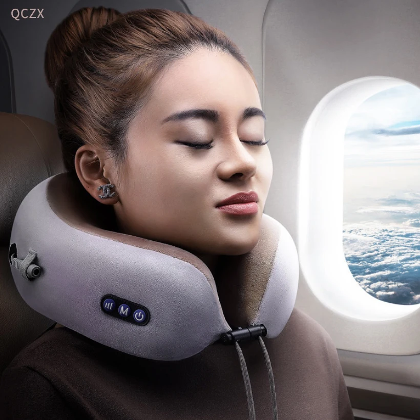QCZX Travel U-shaped Pillow Vibration Kneading Massage Cervical Pillow Portable Waist Shoulder Electric Massage Pillow D30
QCZX Travel U-shaped Pillow Vibration Kneading Massage Cervical Pillow Portable Waist Shoulder Electric Massage Pillow D30