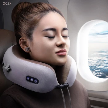 QCZX Travel U-shaped Pillow Vibration Kneading Massage Cervical Pillow Portable Waist Shoulder Electric Massage Pillow D30
QCZX Travel U-shaped Pillow Vibration Kneading Massage Cervical Pillow Portable Waist Shoulder Electric Massage Pillow D30