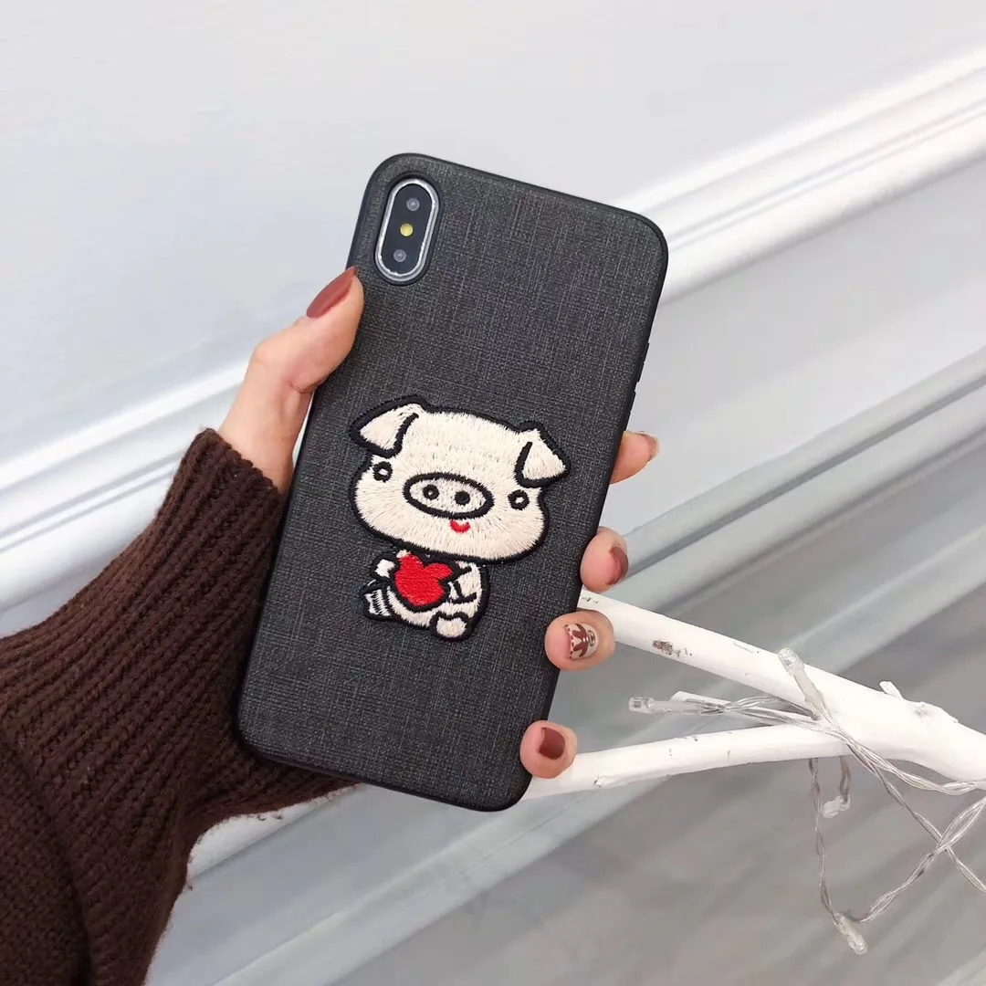 For iphone 6s case Chinese style Embroidery cute pig Phone Case For iphone 6 7 8 plus and iphone x xr xs max Cover
For iphone 6s case Chinese style Embroidery cute pig Phone Case For iphone 6 7 8 plus and iphone x xr xs max Cover