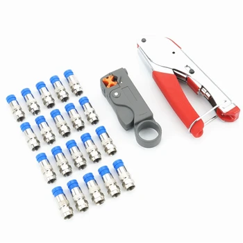 coaxial cable crimping stripping pliers set network cable clamp set combination tool stripper crimper squeezing forceps
coaxial cable crimping stripping pliers set network cable clamp set combination tool stripper crimper squeezing forceps