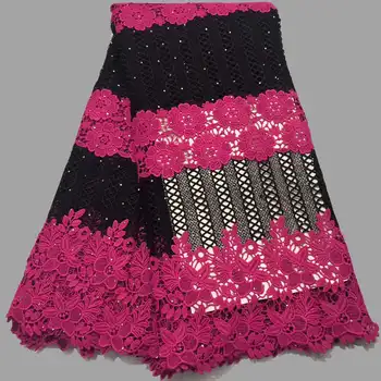 High quality African guipure lace fabric stones embroidered cord lace fabric water soluble fabric for wedding dress NHS-01
High quality African guipure lace fabric stones embroidered cord lace fabric water soluble fabric for wedding dress NHS-01