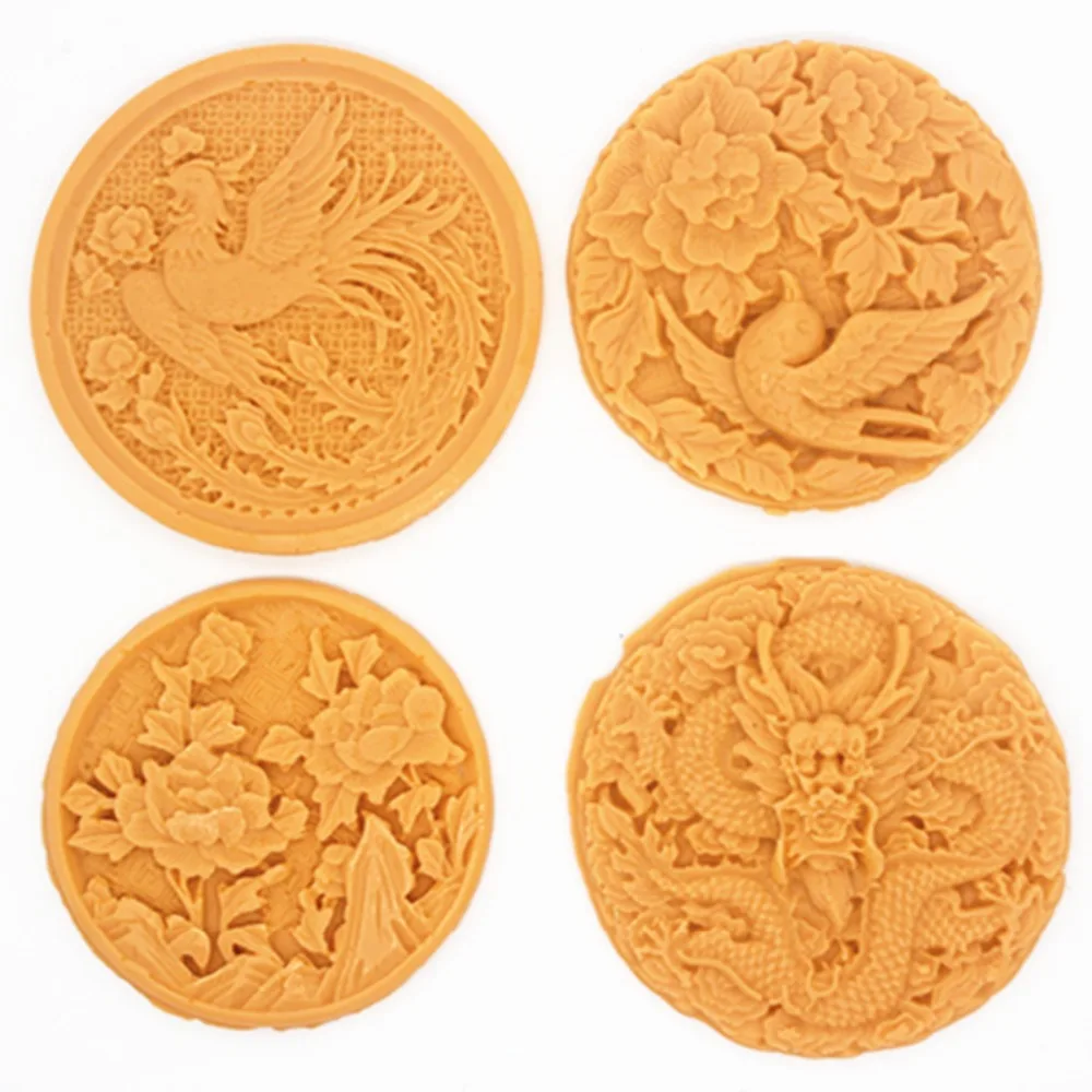 P267-68-69-70 Silicone mould Dragon phoenix flower bird shape soap mold handmade clay resin craft mold DIY decoration tools
P267-68-69-70 Silicone mould Dragon phoenix flower bird shape soap mold handmade clay resin craft mold DIY decoration tools