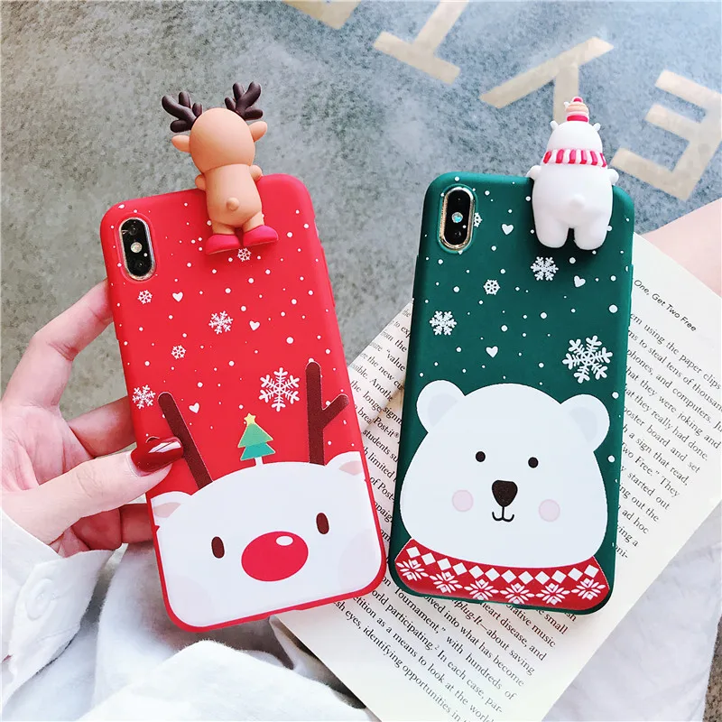 New Year Christmas Cartoon Dear Snowman 3D Case for iPhone XS MAX XS XR X 7 8 8 plus 6 6s 6s plus Soft TPU Cute Red Green Case
New Year Christmas Cartoon Dear Snowman 3D Case for iPhone XS MAX XS XR X 7 8 8 plus 6 6s 6s plus Soft TPU Cute Red Green Case