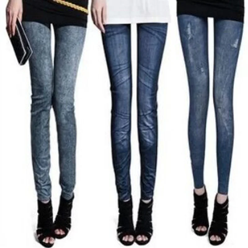 1 Pcs 2015 New Imitation Cowboy Girls Leggings Fashion Style Autumn Winter Stretch Nine Points Women Leggings 2 Colors
1 Pcs 2015 New Imitation Cowboy Girls Leggings Fashion Style Autumn Winter Stretch Nine Points Women Leggings 2 Colors