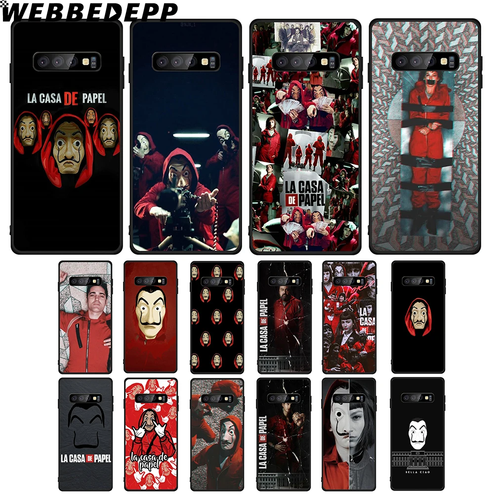 WEBBEDEPP La Casa De Papel Soft TPU Case for Samsung Galaxy Note8 9 A10 A20 A40 A50 A60 A70 M10 M20 M30
WEBBEDEPP La Casa De Papel Soft TPU Case for Samsung Galaxy Note8 9 A10 A20 A40 A50 A60 A70 M10 M20 M30
