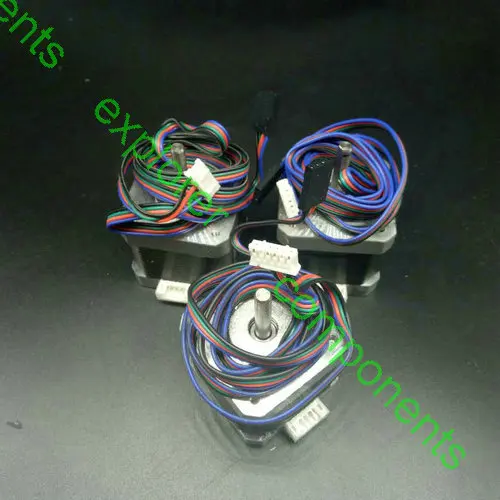 Nema17 40mm Stepper motors with 1000mm cables for Hypercube Evolution,3pcs/lot.
Nema17 40mm Stepper motors with 1000mm cables for Hypercube Evolution,3pcs/lot.