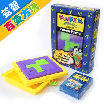 Candice guo Changeable variform squares mystery pattern puzzle Challenge match game baby learning educational plastic toy 1set
Candice guo Changeable variform squares mystery pattern puzzle Challenge match game baby learning educational plastic toy 1set