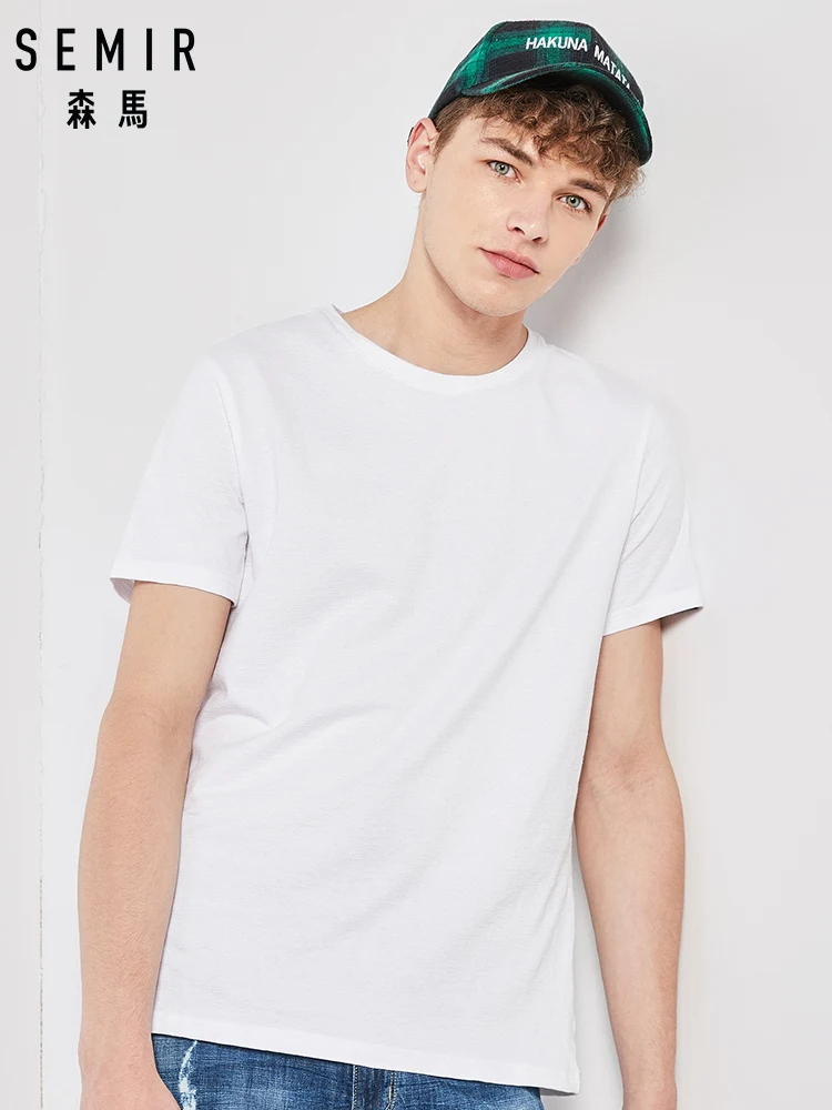 SEMIR 100% cotton short sleeve printed funny men Tshirt casual o-neck loose summer T shirt for men tops tees
SEMIR 100% cotton short sleeve printed funny men Tshirt casual o-neck loose summer T shirt for men tops tees