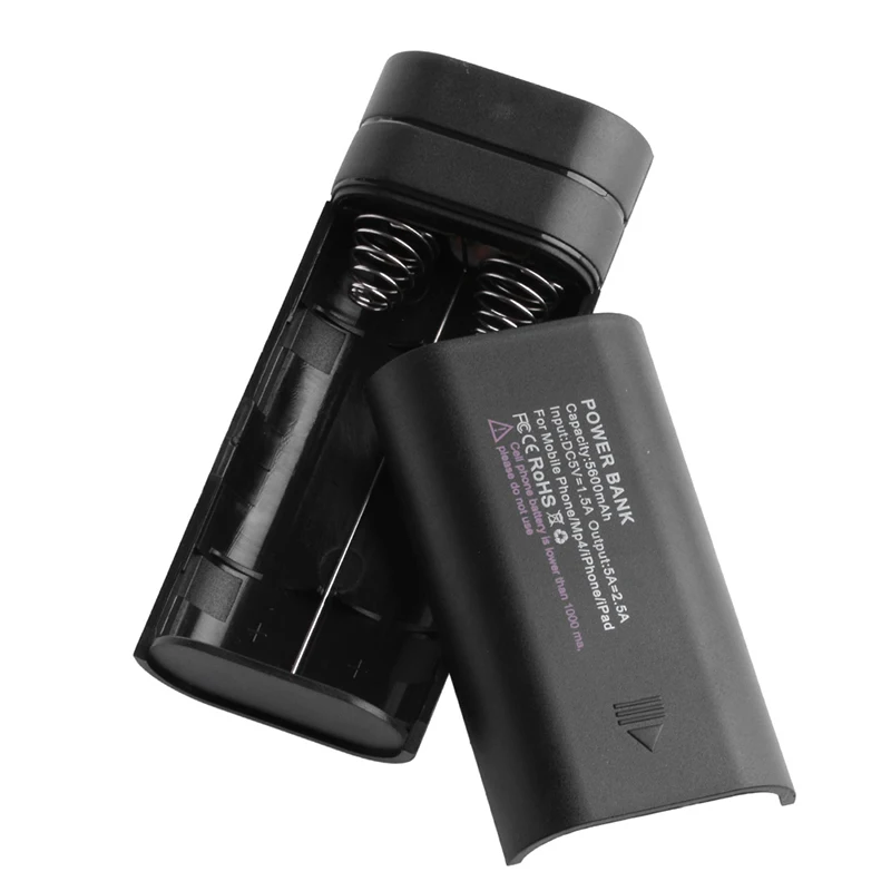 1 PC Portable 2x18650 Battery DIY Box Charger 5V USB Power Bank Case Kit Mobile Phone
1 PC Portable 2x18650 Battery DIY Box Charger 5V USB Power Bank Case Kit Mobile Phone
