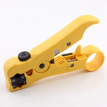 Multipurpose Stripper,Coaxial Cable /Power Cable F Connector Wire Strippers Tools For RG6 /RG11 -5 /-7HLT505
Multipurpose Stripper,Coaxial Cable /Power Cable F Connector Wire Strippers Tools For RG6 /RG11 -5 /-7HLT505