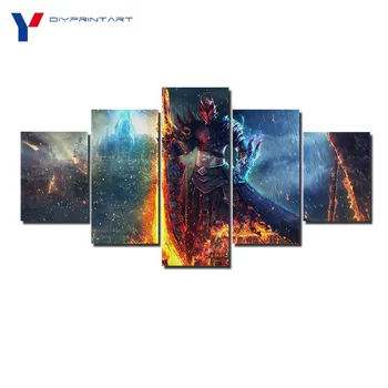 Rain Sword Warrior 5 Panels Wall Art Canvas Painting Game Guild Wars 2 House Decoration Living Room Decoration A0863
Rain Sword Warrior 5 Panels Wall Art Canvas Painting Game Guild Wars 2 House Decoration Living Room Decoration A0863