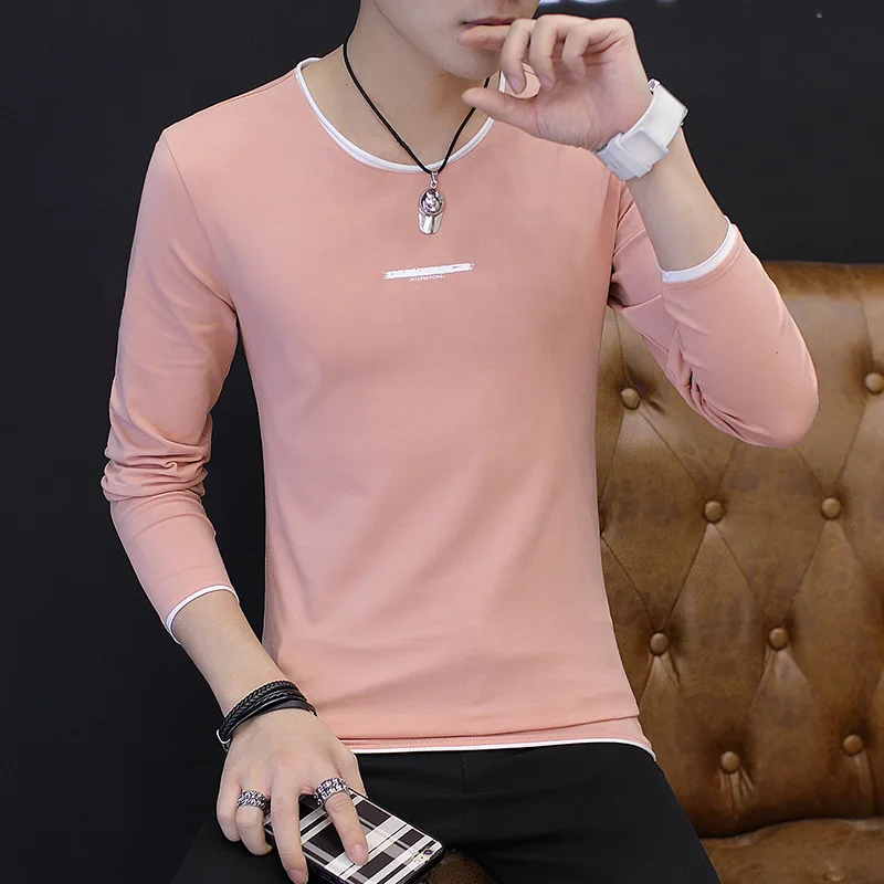 Men's Cotton Long Sleeve T-shirt Autumn Streetwear Casual Men T Shirt O-neck Solid Worsted Regular White Black Tops Free Ship
Men's Cotton Long Sleeve T-shirt Autumn Streetwear Casual Men T Shirt O-neck Solid Worsted Regular White Black Tops Free Ship