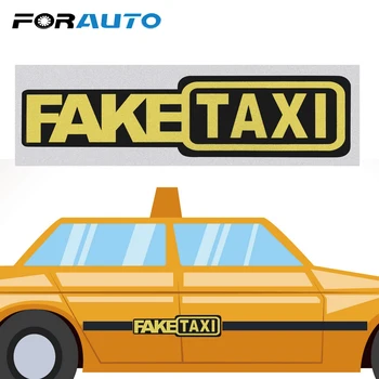 FORAUTO FAKE TAXI Funny Car Stickers and Decals Reflective Car Sticker Car-styling 20*5CM Car Accessories Auto Decoration
FORAUTO FAKE TAXI Funny Car Stickers and Decals Reflective Car Sticker Car-styling 20*5CM Car Accessories Auto Decoration