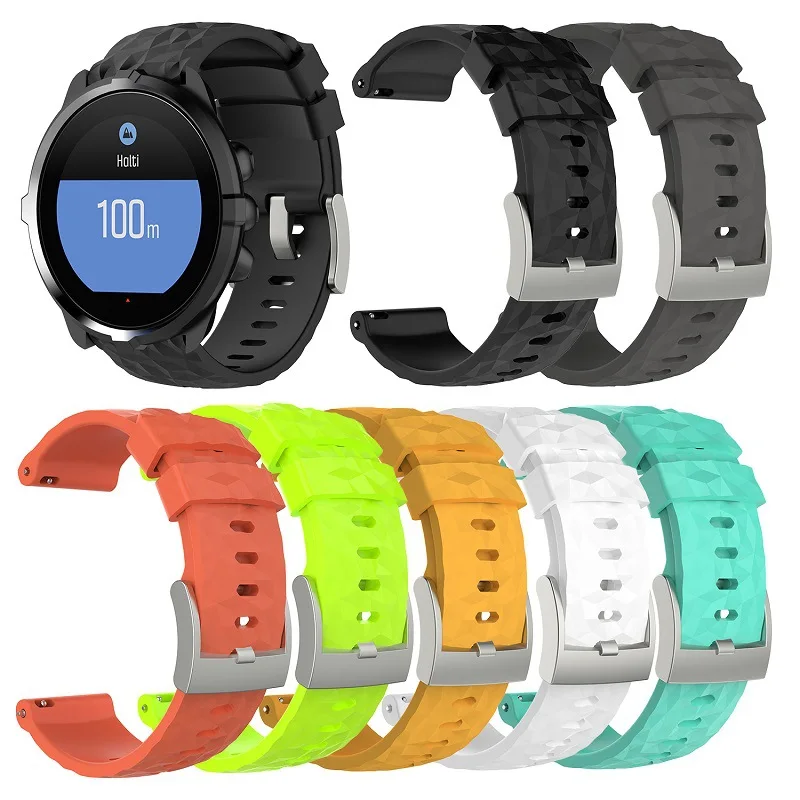 Fashion Bands for Suunto Spartan Sport Wrist Hr Baro Suunto9 Silicone Breathless Strap Replacement Accessories Wristband 
Fashion Bands for Suunto Spartan Sport Wrist Hr Baro Suunto9 Silicone Breathless Strap Replacement Accessories Wristband