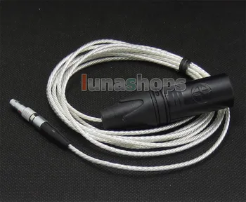 

4pin XLR Male PCOCC + Silver Plated Cable for AKG K812 K872 Reference Headphone Headset LN004733