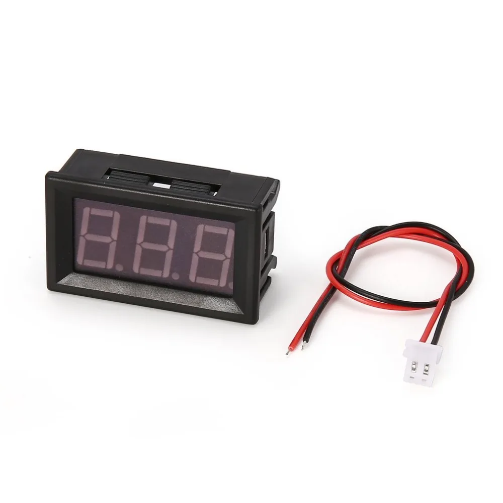 DC 2.5-30V 2-Wire LED Digital Display Panel Voltmeter Electric Voltage Meter Volt Tester for Auto Car Motorcycle Battery Cart
DC 2.5-30V 2-Wire LED Digital Display Panel Voltmeter Electric Voltage Meter Volt Tester for Auto Car Motorcycle Battery Cart
