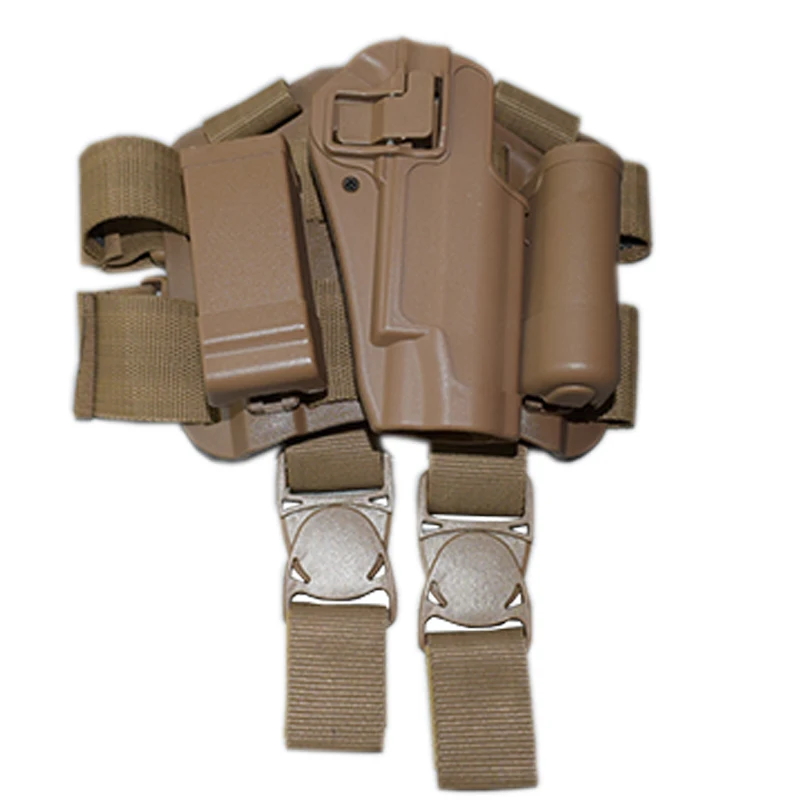 Tan Airsoft Colt 1911 Tactical Leg Holster Gun Holster Military Pistol Hunting Shooting Gun Holster with w / Magazine pouch TAN
Tan Airsoft Colt 1911 Tactical Leg Holster Gun Holster Military Pistol Hunting Shooting Gun Holster with w / Magazine pouch TAN