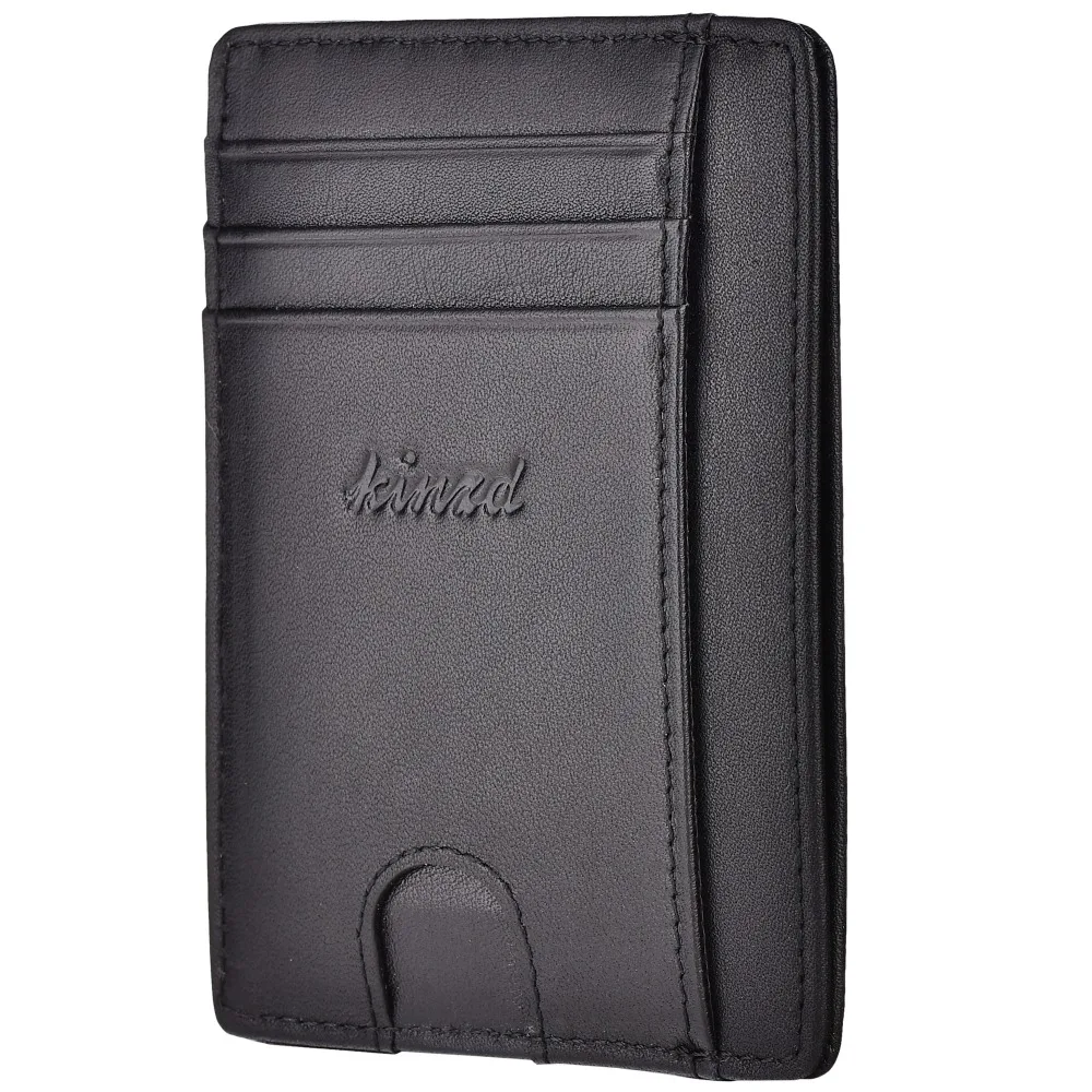 Kinzd Slim Wallet RFID Front Pocket Wallet Minimalist Wallet Secure Thin Credit Card Holder Case With ID Window
Kinzd Slim Wallet RFID Front Pocket Wallet Minimalist Wallet Secure Thin Credit Card Holder Case With ID Window