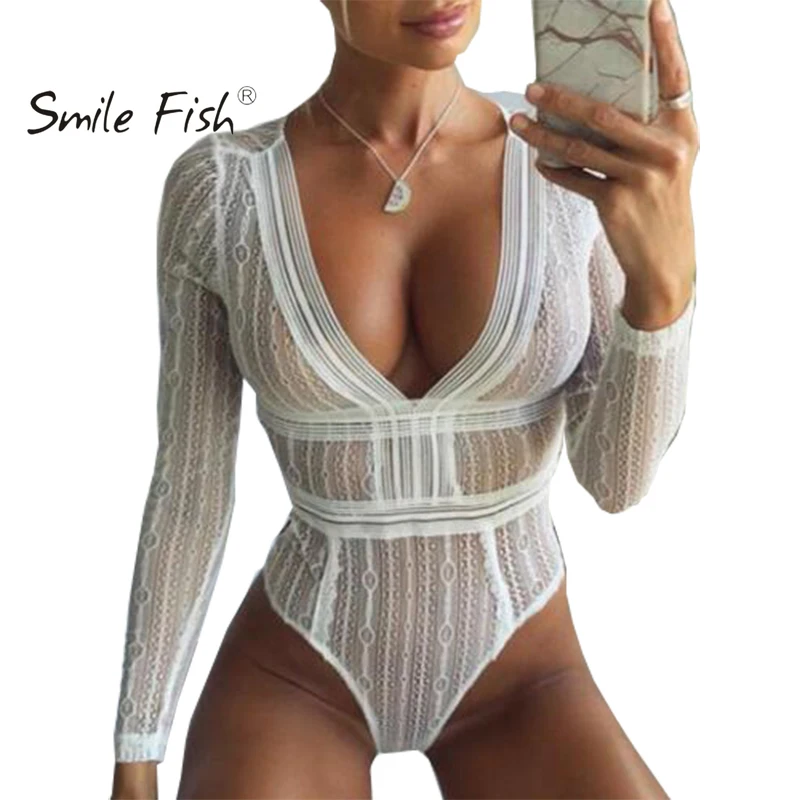 Sexy Party Club Bodycon Bodysuit Hollow Out Spring Autumn Lace Bodysuits Women Deep V-neck Blackless Bodysuits Plus Size GV122
Sexy Party Club Bodycon Bodysuit Hollow Out Spring Autumn Lace Bodysuits Women Deep V-neck Blackless Bodysuits Plus Size GV122