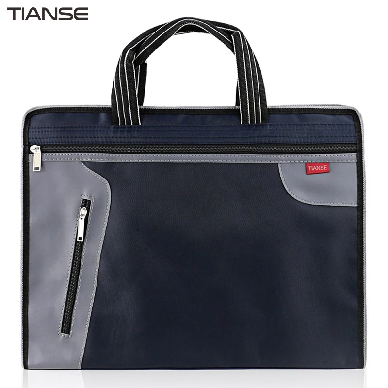 TIANSE Waterproof Durable Zipper Business File Documents Hand Bags Portable Large Capacity Several Layer Bag Supplies
TIANSE Waterproof Durable Zipper Business File Documents Hand Bags Portable Large Capacity Several Layer Bag Supplies