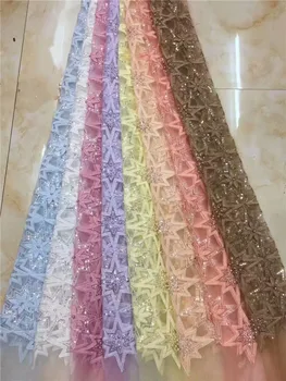 Free shipping (5yards/pc) graceful African net lace fabric lilac purple French lace fabric with sequins beads for party dress
Free shipping (5yards/pc) graceful African net lace fabric lilac purple French lace fabric with sequins beads for party dress