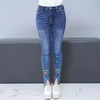 2018 Spring Plus size high waist skinny jeans woman denim pants slim pencil trousers for women jeans fat MM jeans Female w797
2018 Spring Plus size high waist skinny jeans woman denim pants slim pencil trousers for women jeans fat MM jeans Female w797