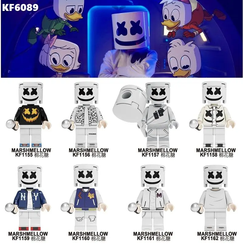 Building Blocks Bricks Famous DJ Marshmellow AIM Agent Michael Jackson Action Figures Toys Collection For Children Model KF6089
Building Blocks Bricks Famous DJ Marshmellow AIM Agent Michael Jackson Action Figures Toys Collection For Children Model KF6089