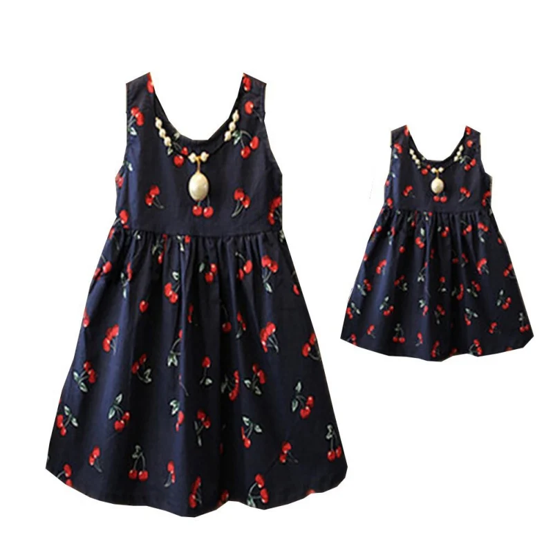 Mommy or Baby Family Matching Cherry Vest Dress Clothes Mother Daughter Dresses Girls Kids Dress M
Mommy or Baby Family Matching Cherry Vest Dress Clothes Mother Daughter Dresses Girls Kids Dress M