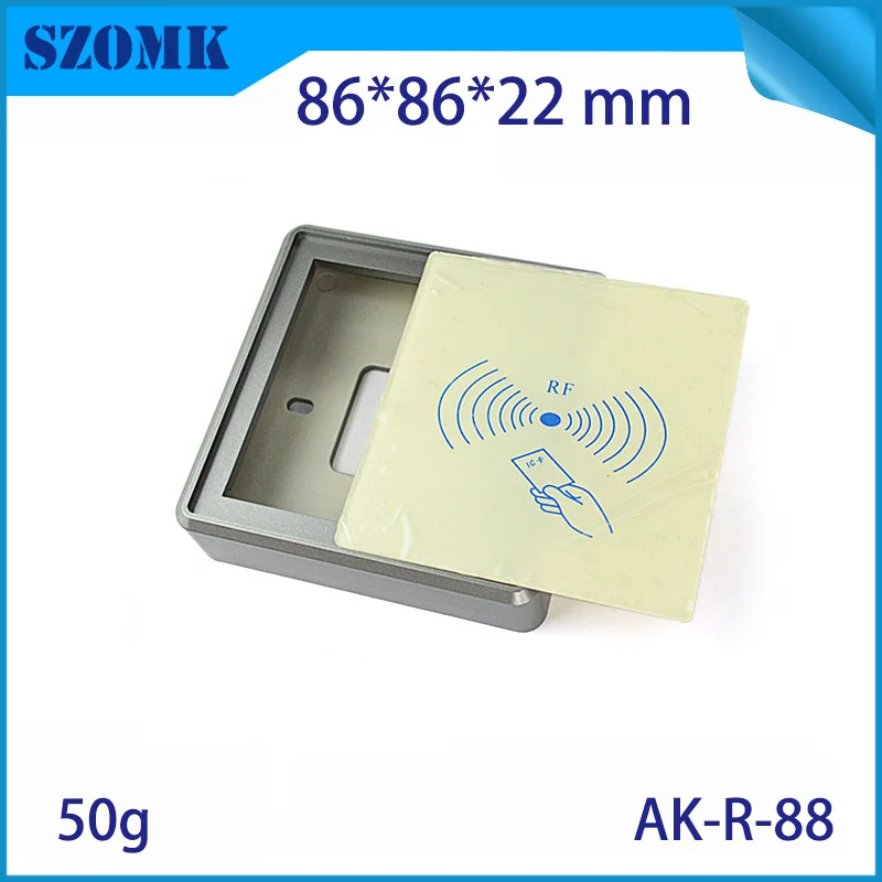 

10Pcs 86*86*22mm szomk plastic reader enclosure project box alarm access plastic housing sensor project box