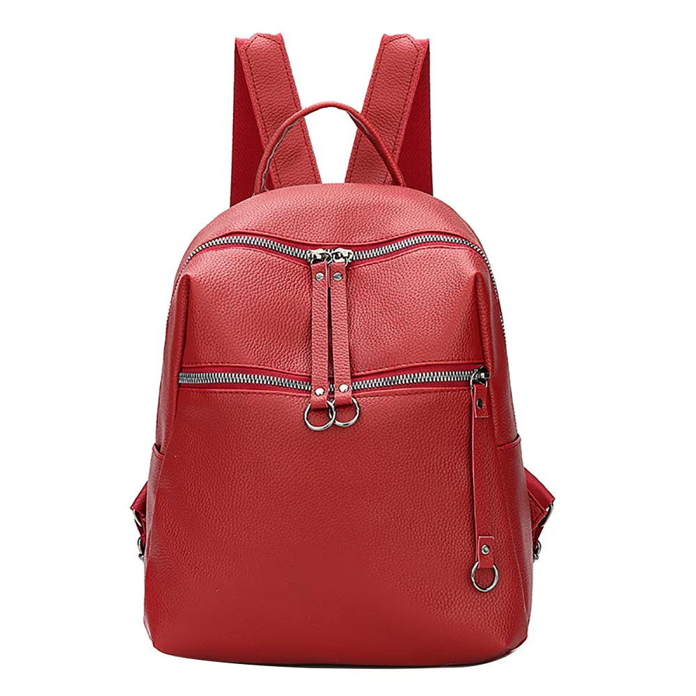 Maison Fabre Fashion Women Backpack Tide Bag Wild Soft Leather Student Bag Simple Backpack Solid Zipper Leisure Backpack De1
Maison Fabre Fashion Women Backpack Tide Bag Wild Soft Leather Student Bag Simple Backpack Solid Zipper Leisure Backpack De1