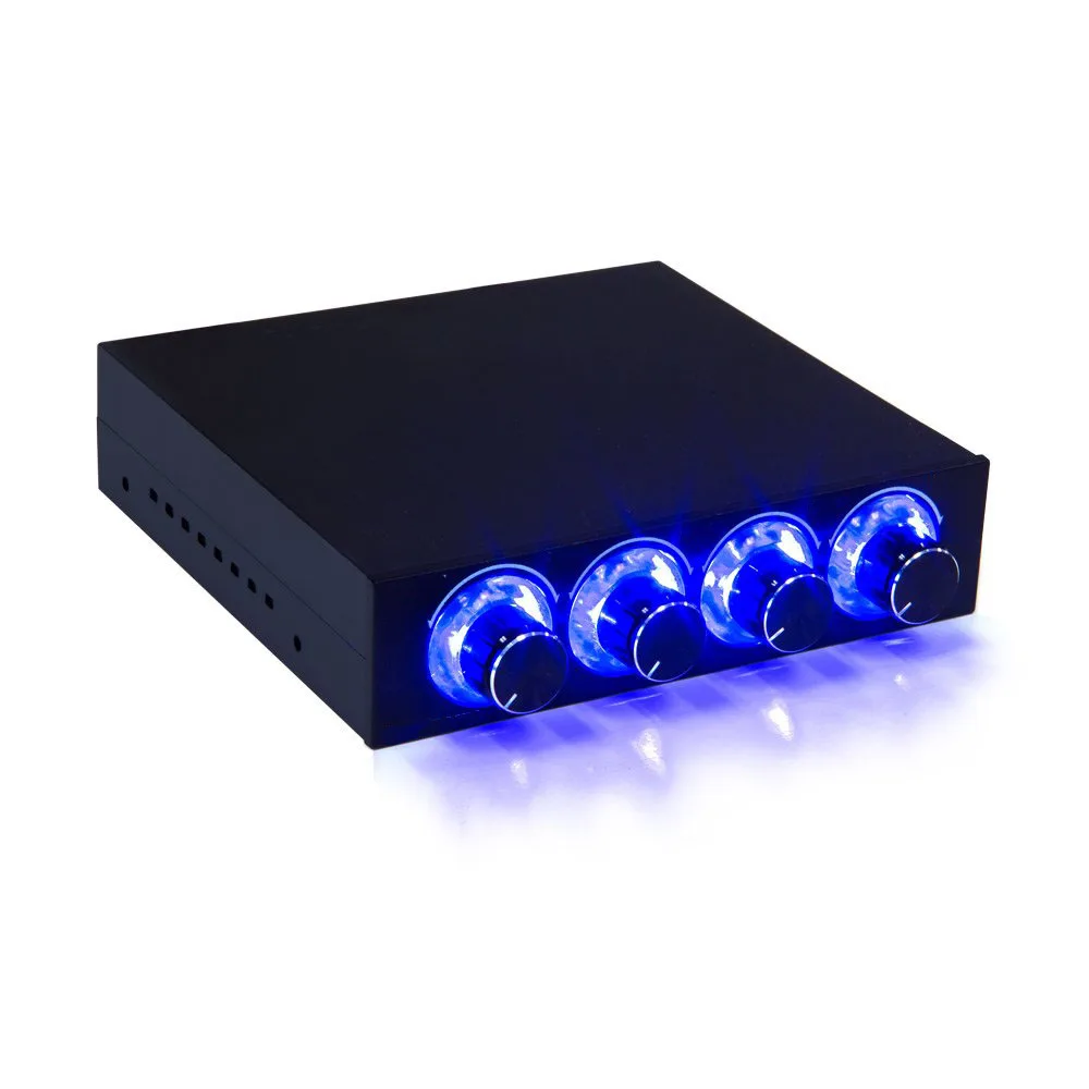 Fan Speed Controller 4 Channel W/ LED Controls Up To 4 Sets Of PC Computer Fans GDT Controller And CPU HDD VGA
Fan Speed Controller 4 Channel W/ LED Controls Up To 4 Sets Of PC Computer Fans GDT Controller And CPU HDD VGA