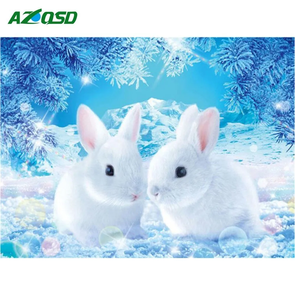AZQSD Diamond Painting Animals Children's Gift Diamond Embroidery Rabbit Full Square/Round Diamond Mosaic Home Decoration Crafts
AZQSD Diamond Painting Animals Children's Gift Diamond Embroidery Rabbit Full Square/Round Diamond Mosaic Home Decoration Crafts