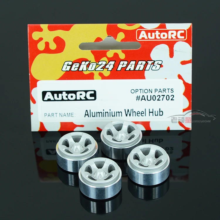 Ступица колеса AutoRC GK24 AU02702 алюминиевая 1/24 ступица свободного колеса|wheel hub|hub