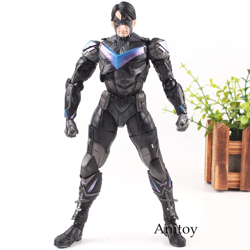 Play Arts Kai Batman Arkham Knight No.6 Nightwing Action Figure PVC Collection Model Toys 25cm
Play Arts Kai Batman Arkham Knight No.6 Nightwing Action Figure PVC Collection Model Toys 25cm