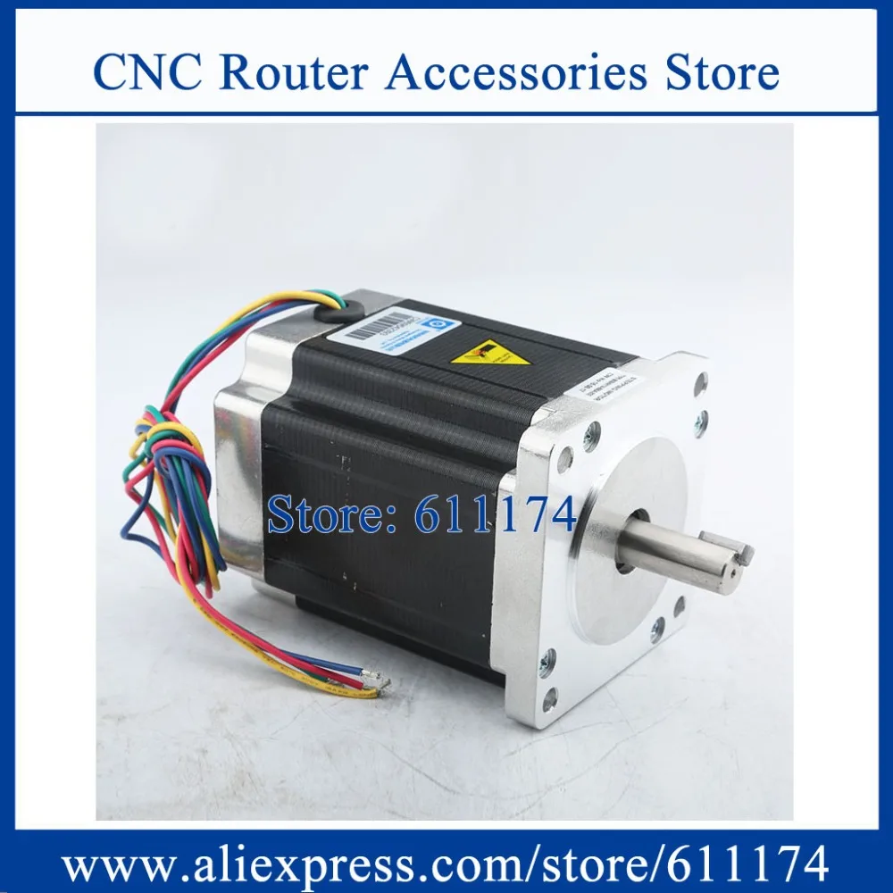 2-phase hybrid Stepper Motor Nema34 30kg.cm(3N.m) 4.0A 85BYGH450A-06-05J (New model 86BHH76-400B-35J) Stepping motor 14mm shaft
2-phase hybrid Stepper Motor Nema34 30kg.cm(3N.m) 4.0A 85BYGH450A-06-05J (New model 86BHH76-400B-35J) Stepping motor 14mm shaft