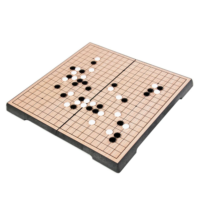 Classic 19 Road Go Game Weiqi Checkers Folding Table Plastic Magnetic Chessman Diameter 14MM Go Chess Set Gobang Board Game Gift
Classic 19 Road Go Game Weiqi Checkers Folding Table Plastic Magnetic Chessman Diameter 14MM Go Chess Set Gobang Board Game Gift