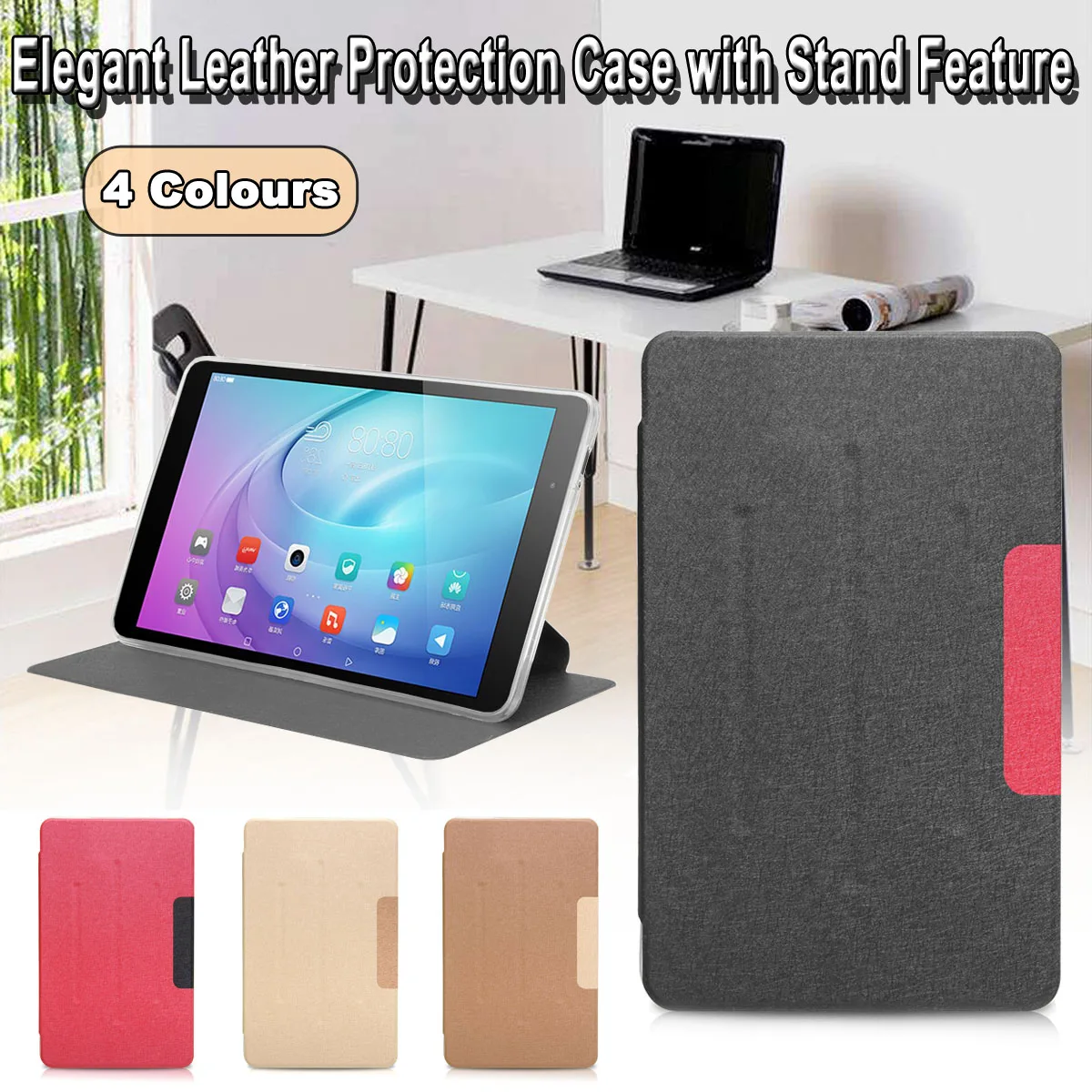 Leather Smart Tablet Case for Huawei MediaPad T1 10 9.8 x 6.2 x 0.7 inches Protective Cover Case Play Pad Stand
Leather Smart Tablet Case for Huawei MediaPad T1 10 9.8 x 6.2 x 0.7 inches Protective Cover Case Play Pad Stand