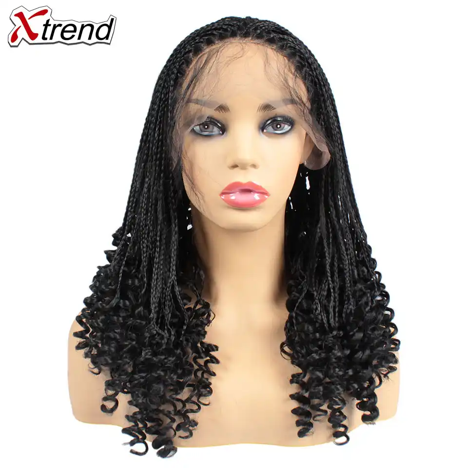 Xtrend Braided Wigs Synthetic Box Braids Wigs For Black