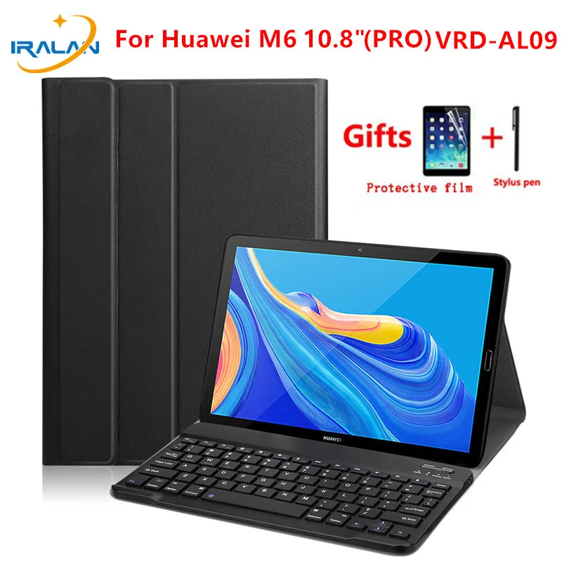Wireless Bluetooth Keyboard PU Leather Funda Cover Case For Huawei Mediapad M6 10.8 2019/M6 Pro 10.8 VRD-AL09 Capa Coque+3 in 1
Wireless Bluetooth Keyboard PU Leather Funda Cover Case For Huawei Mediapad M6 10.8 2019/M6 Pro 10.8 VRD-AL09 Capa Coque+3 in 1