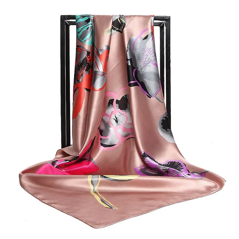 Luxury Brand Shawls 90cm Silk Scarves for Women Print Foulard Satin Bandana Square Head Hijab Scarfs for Ladies
Luxury Brand Shawls 90cm Silk Scarves for Women Print Foulard Satin Bandana Square Head Hijab Scarfs for Ladies