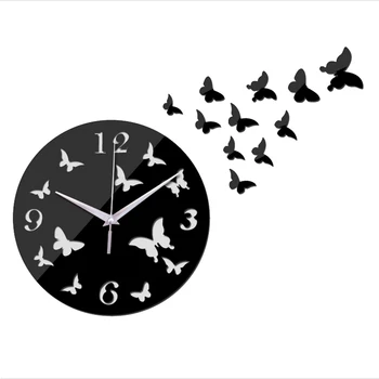 2018 new top DIY wall clocks 11 butterflies home decor acrylic mirror stickers clock art quartz watches free shipping
2018 new top DIY wall clocks 11 butterflies home decor acrylic mirror stickers clock art quartz watches free shipping