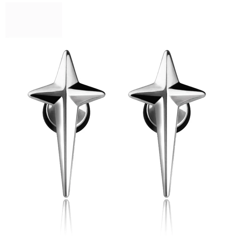 1 Pair 2PC Punk Titanium Steel Cross Stud Earrings Men Earrings Male Female Trendy Party Jewelry
1 Pair 2PC Punk Titanium Steel Cross Stud Earrings Men Earrings Male Female Trendy Party Jewelry