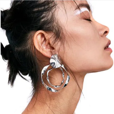 Gold Silver Vintage Dangle Ring Big Circle Oversize Earrings For Women Jewelry Steampunk Hoop Earrings ear Cilp Wholesale E48
Gold Silver Vintage Dangle Ring Big Circle Oversize Earrings For Women Jewelry Steampunk Hoop Earrings ear Cilp Wholesale E48