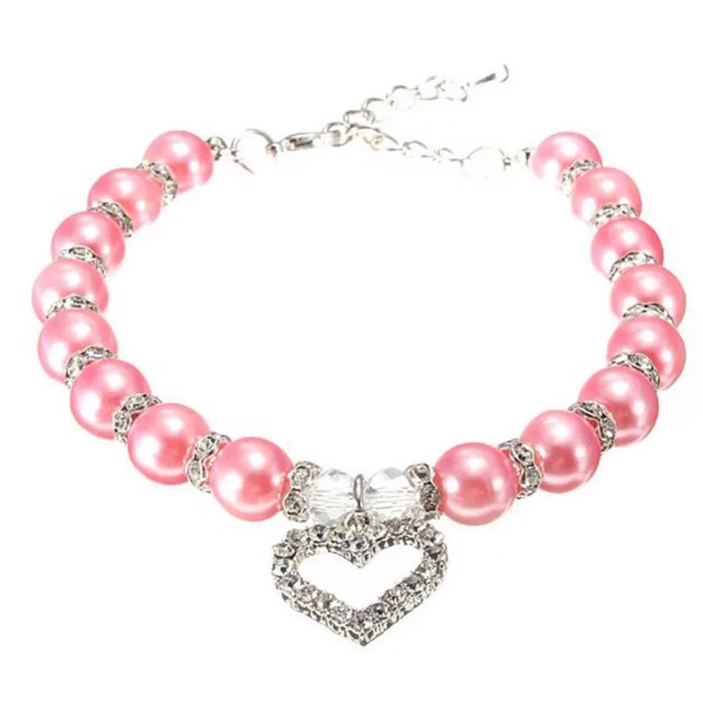 KIMHOME PET Fashion Pet Coller Puppy Dog Cat Pearl Necklace Pet Accessories Love Diamond Pets Dogs Cats Collar & Ldads Jewelry
KIMHOME PET Fashion Pet Coller Puppy Dog Cat Pearl Necklace Pet Accessories Love Diamond Pets Dogs Cats Collar & Ldads Jewelry