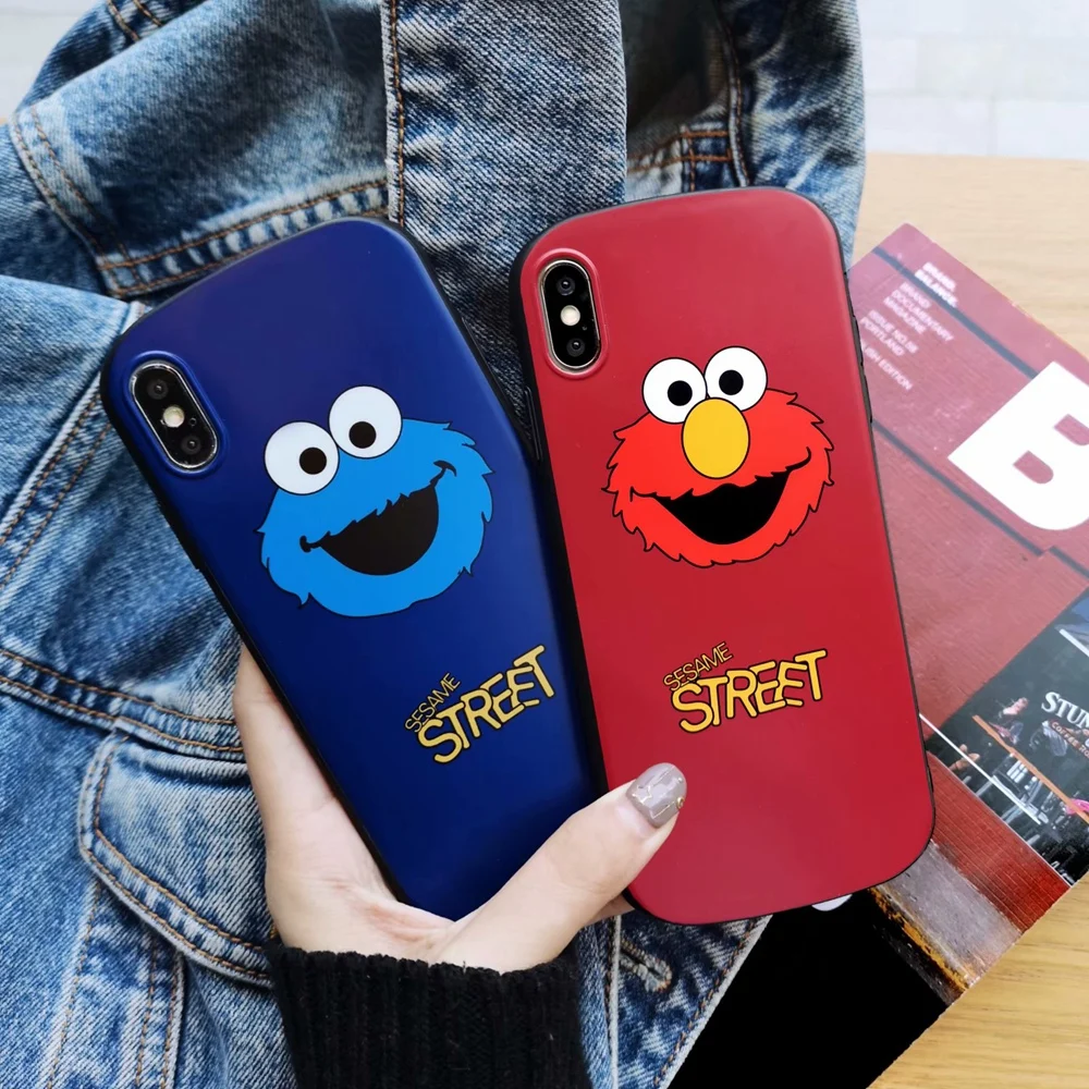 Sesame Street Phone Case For iPhone X XS Max XR Cute Soft Plastic Cover For iPhone 6 6S 7 8 Plus Cases Anti-fall curved shell
Sesame Street Phone Case For iPhone X XS Max XR Cute Soft Plastic Cover For iPhone 6 6S 7 8 Plus Cases Anti-fall curved shell