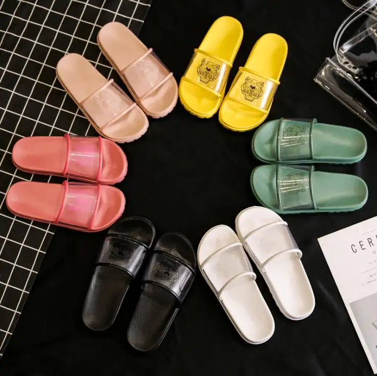 2019 new women transparent tiger head summer fashion wear thick bottom non-slip soft bottom home slippers
2019 new women transparent tiger head summer fashion wear thick bottom non-slip soft bottom home slippers