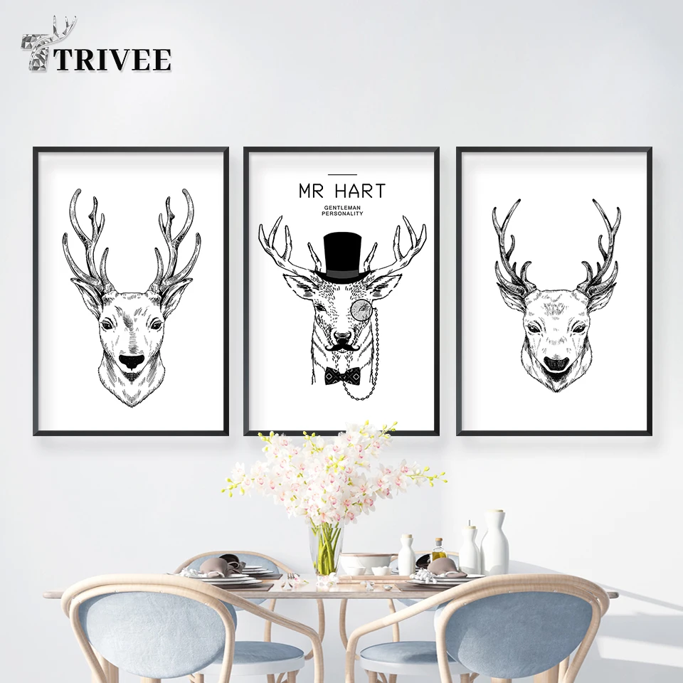 Nordic Style Modern Wall Print Canvas Geometric Design Deer Head Modern Picture Painting For Living Room Home Decoration
Nordic Style Modern Wall Print Canvas Geometric Design Deer Head Modern Picture Painting For Living Room Home Decoration