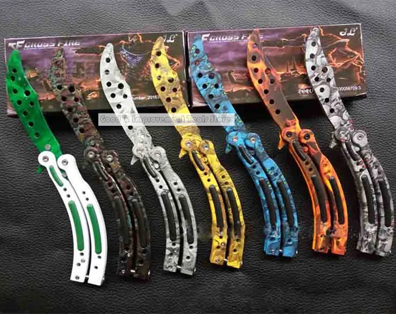 Dull Blade CS GO Training Butterfly in knife Counter Strike Game Claw Karambit Folding Trainer Knive No Edge Knife
Dull Blade CS GO Training Butterfly in knife Counter Strike Game Claw Karambit Folding Trainer Knive No Edge Knife