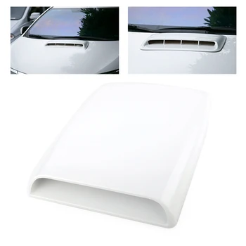 

DWCX Universal Car Styling Auto ABS plastic 4x4 Air Flow Intake Hood Scoop Vent Bonnet Decorative Cover Decal 27cm x 25cm x 4cm