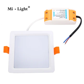 FUT064 Milight 9W RGB+CCT Square LED Downlight AC100~240V,FUT089 8-Zone RGB+CCT Remote Controller
FUT064 Milight 9W RGB+CCT Square LED Downlight AC100~240V,FUT089 8-Zone RGB+CCT Remote Controller